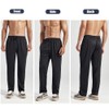 ZH 3-Pack Men's Sweatpants，Comfortable Athletic Jogger Pants with Pockets for