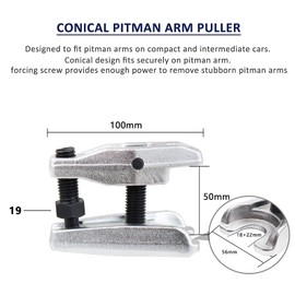 CCLIFE Tie Rod End Ejector 22 mm Ball Joint Puller Ball Joint Puller Ball Joint Tool Universal Use