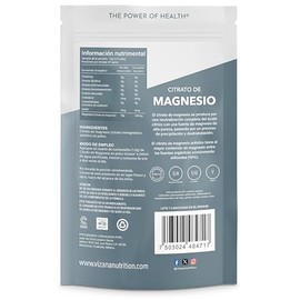 VIZANA NUTRITION | Citrato de Magnesio en Polvo (Trimagnesio Citrato Anhidro) 100g