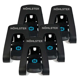 NÖHLSTER Locking Tool Clip 5 Pack - Universal Tool Holster Alternative - Belt Clip, Impact Driver Holder, Drill Clip
