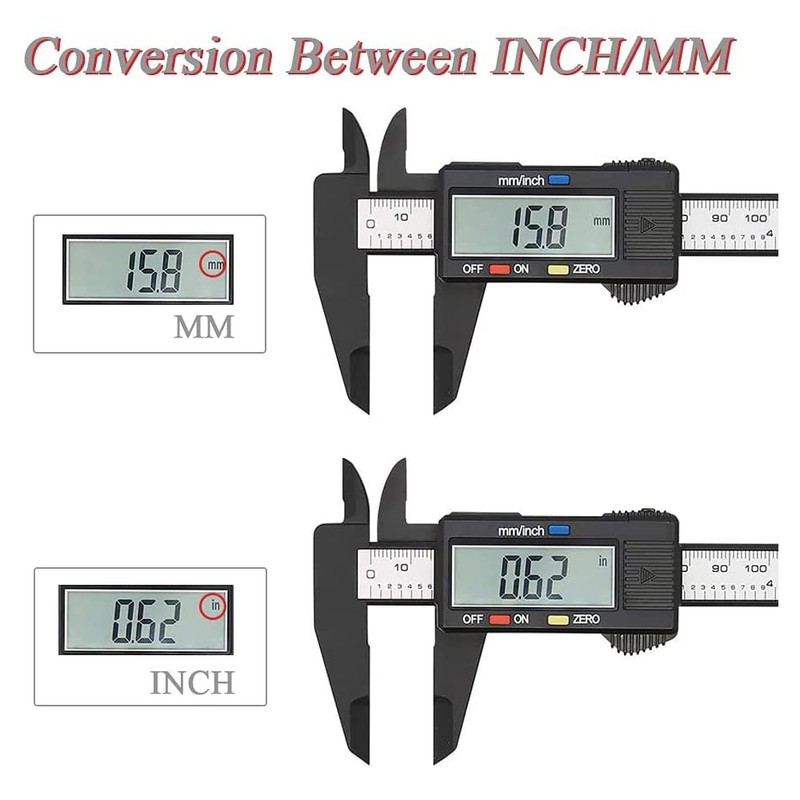 Bestgle Digital Caliper, Accuracy LCD Screen Electronic Digital Vernier Caliper