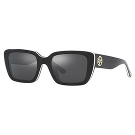 Tory Burch Sunglasses TY 7190 U 19466G Black White Trilayer