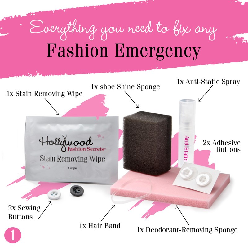 Hollywood Fashion Secrets Style Emergency Kit, Your Compact, On-The-Go Wardrobe