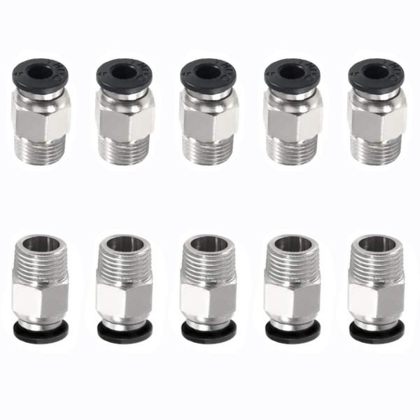 AEDIKO PC4-M10 Pneumatic Fittings Straight Pneumatic Push in Quick Connector