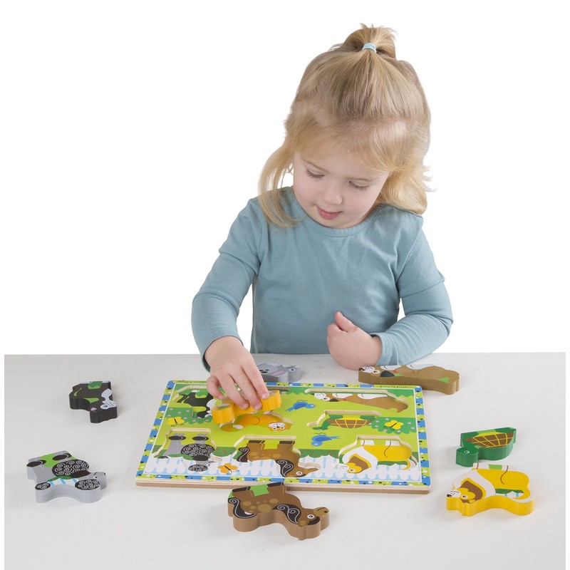 Melissa & Doug Pets Chunky Puzzle | Puzzles | Wooden