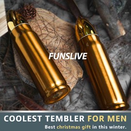 Funslive Gifts for Men Him Dad - Unique Boyfriend Ideas Anniversary Birthday from Daughter Son 17oz Copper Coffee Tumbler Cup Cool Stuff Who Have Everything (ZDB-CO)