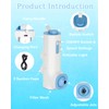 KokoSelene Rechargeable Bath Jets for Tub, Portable Jet Spa for