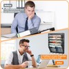 KZWKRG 6 Tier Magnetic File Holder with Hook, Magnetic File