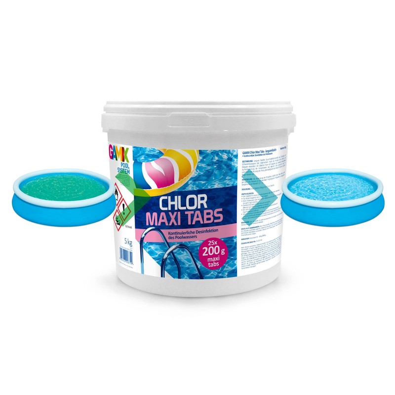 Chlorine Tablets for Pool 200 g - Slow Dissolving Chlorine