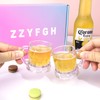 ZZYFGH Mini tazas de cerveza de plástico, mini vasos de
