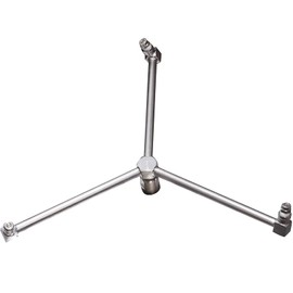 BOCOM Washer Replacement Integrated Rotary Rod Rotating Spray Arm with 3 Nozzles for 24" Pressure Washer Surface Cleaner Attachment Power Washer Accessory, 4000 PSI Silver