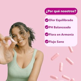 Probióticos Mujer 64 Billones + Prebióticos | Sin azúcar, Sin Gluten - 60 Cápsulas, soporte para higiene femenina – Azavera – Suplemento Alimenticio