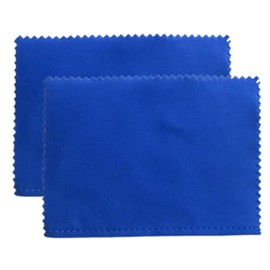 Upgrade 2-Pack Jewelry Cleaning Polishing Cloth Instant Shine Protects Gold Silver Brass