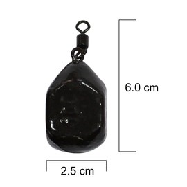 PRO FILSTAR Flat Ground Lead Fishing Set 5 x 120g - Cube Shape Lead Fishing with Swivel - Fishing Lead Set - Ground Fishing - Lead Weight - Fishing Lead - Flat Fishing Weights - Lead Weights - Carp