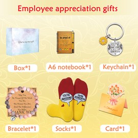 Employee Appreciation Gifts - Employee Christmas Thank You Gifts for Coworkers Staff Team Members, Work Appreciation Gift for Women and Men