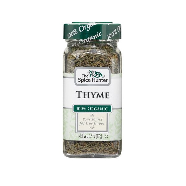 Spice Hunter Thyme Organic, 0.6-Ounce Unit (Pack of 6)
