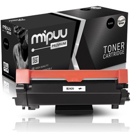 Mipuu Toner for Brother HL-L2310d HL-L2350dw HL-L2370dn HL-L2375dw DCP-L2510d DCP-L2530dw DCP-L2550dn MFC-L2710dw MFC-L2710dn MFC-L2730dw Replaces Brother TN-242 0 TN2420 TN-2410 TN2410 Black