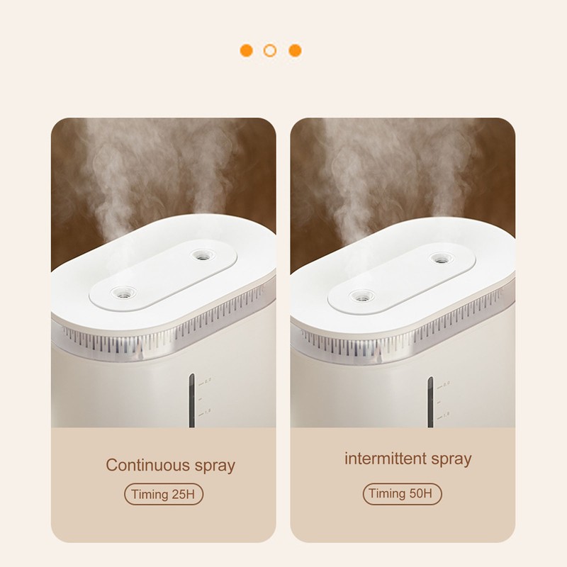 Humidifier 2L Capacity USB Charging Delicate Double Spray Humidifier with
