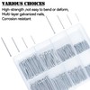 560pcs Small Nails for Hanging Pictures Assortment Kit & 325g