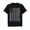 American flag Thin Silver Line Correction officer T-Shirt