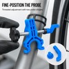Mini Bicycle Wheel Truing Tool with Rubber Strap, Portable Rim