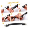 DOITOOL 2pcs Luggage Handle Replacement- 21cm Flexible Replacement Suitcase Handle-