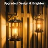 Electight Solar Lanterns Outdoor, 2 Pack Hanging Solar Lights for