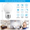MorningLight A15 Ceiling Fan Light Bulb, 60 Watt Equivalent, 6.5W