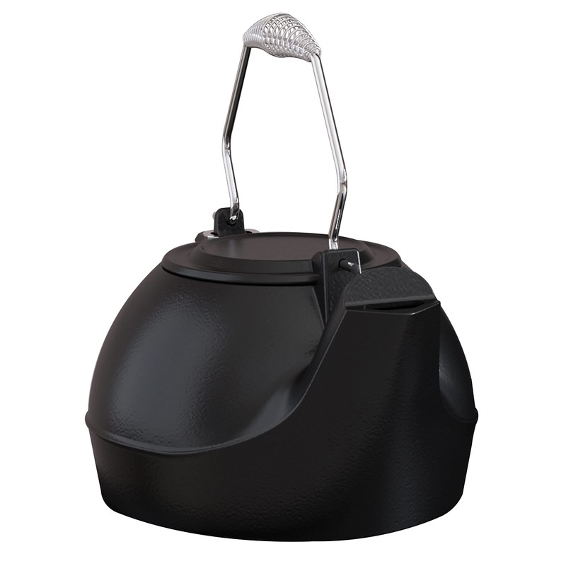 Fire Beauty Humidifying Iron Kettle，Stove Humidifier，Wood Stove Kettle，Cast Iron，Chrome handle