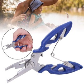 Keenso Fishing Pliers Fishing Pliers Multifunctional Line Cutter Hook Fish Remover Pliers Scissors Fishing Accessories