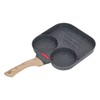 Egg Frying Pan Heat Sensitive Silicone Aluminium Pancake Frying Pan