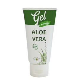 Flor de Aloe GEL Hidratante y humectante para la piel - Ideal para piel afectada por acné, quemaduras solares, enrojecimiento y piel opaca - 100% Natural. 200 gr.