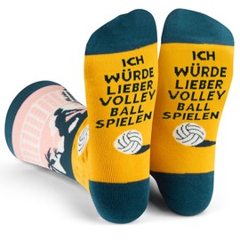 Lavley I would rather socks funny gift for men and women, Volleyball Play