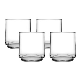 Anchor Hocking 12-Ounce Finlandia Rocks Drinking Glasses (4-Pieces, 12-ounce, dishwasher safe)