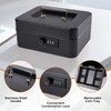 Cash Box with Combination Lock and Money Tray - Metal