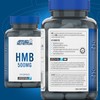 Applied Nutrition HMB Supplement - HMB 500mg Capsules, Metabolite of