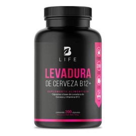 B12 Con Levadura Nutricional Y Cerveza 200 Cápsulas B Life
