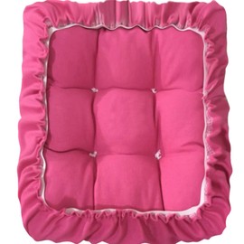 TINTON LIFE Padded Rectangle Bar Stool Cover Cushion with Elastic Fabric Satori Stool Seat Cushion for Metal Wooden Bench 12"x16" Rose