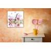 levandeo Glass Wall Clock 30 x 30 cm Glass Picture