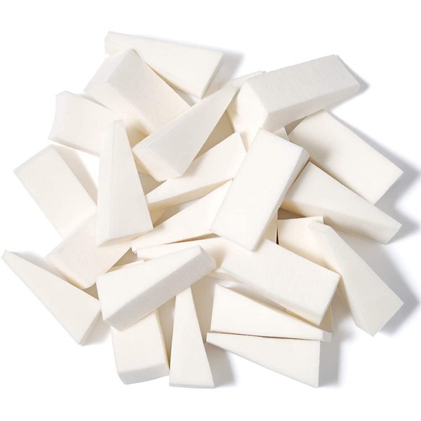 AKOAK 24 Pieces Makeup Puff - Disposable White Makeup Sponge