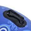 Snow Tube with Handle PVC 450lbs Load Bearing Blue White