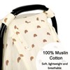 Hooyax Muslin Car Seat Cover Baby - Breathable and Privacy