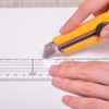 ITOCHU Retail Link Acrylic Ruler 11.8 inches (30 cm) Metal