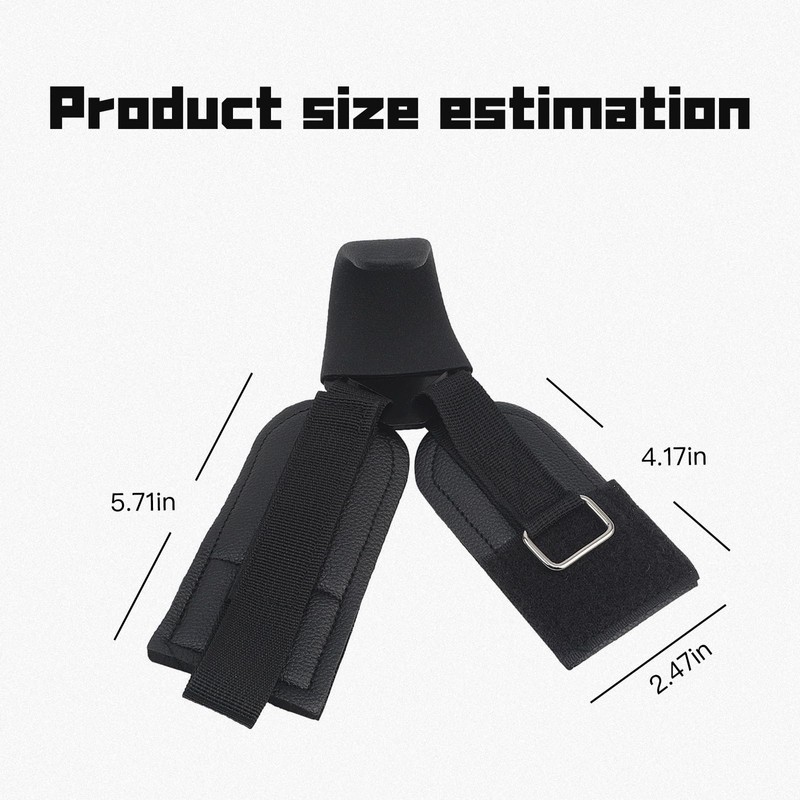 Power Lifting Straps Strength Training Weight Lifting Hooks for Men