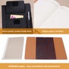 ADOUNOTES Refillable Meeting Journal Notebook, A5 Size Refillable Journal for