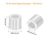 sourcing map 120Pcs Aluminum Crimping Loop Sleeve for 1/8" Diameter