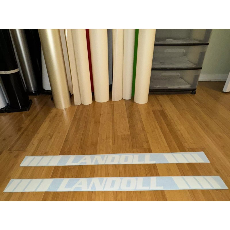 Aftermarket Landoll Trailer 48” Decals Traveling Axle Trailer replacement stickers