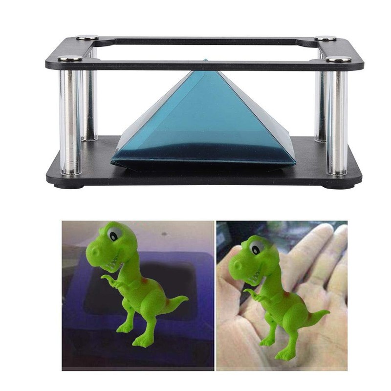 3D Hologram Projector Pyramid, 3.5-6 Inch Smartphone Pyramid Hologram Projector