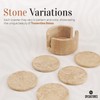 SPESHSTONES Coaster Set of 6 Handmade 3.5 Inch Drink Coasters