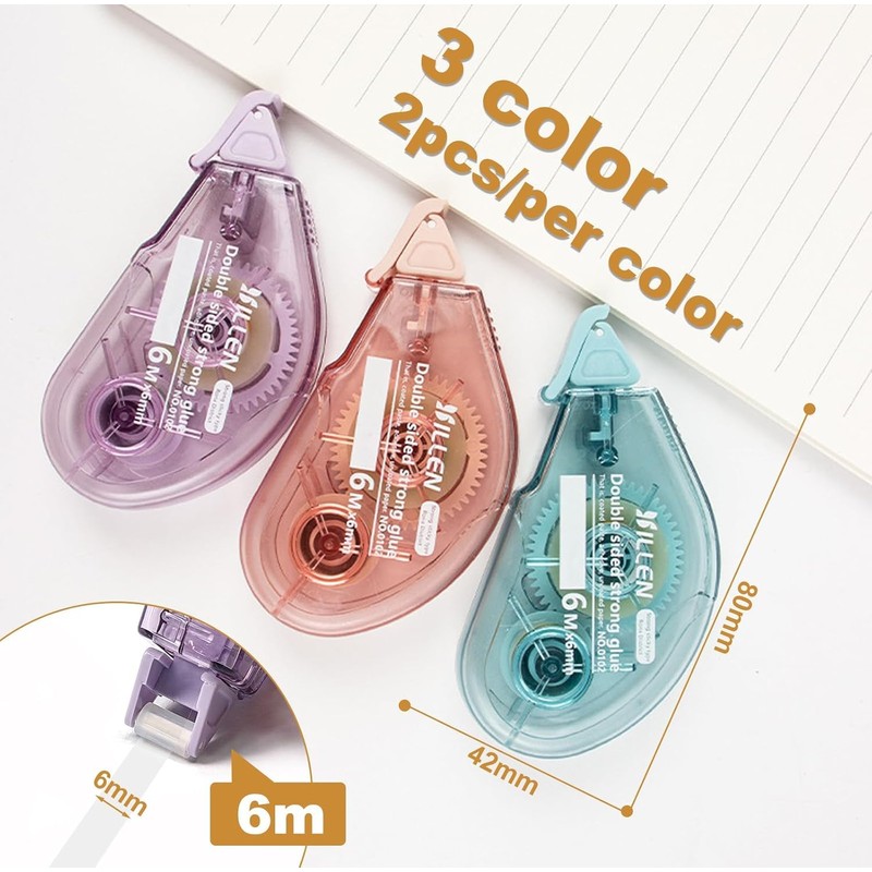 Double Sided Tape Roller, Scrapbooking Supplies, Sticky Tape Glue Roller